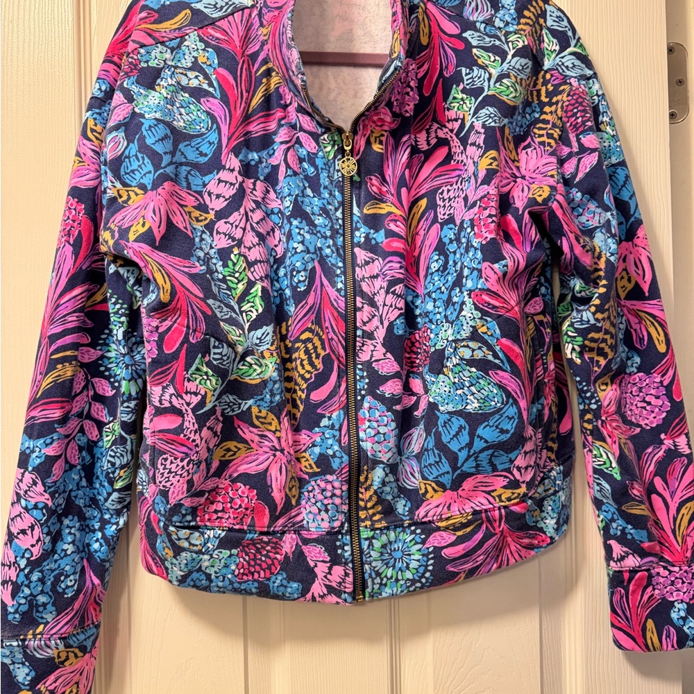 Lilly Pulitzer Full Zip Popover